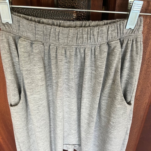 Spiritual Gangster Drop Crotch Sweats - Light Grey Color- Women's Size XS - Picture 3 of 14